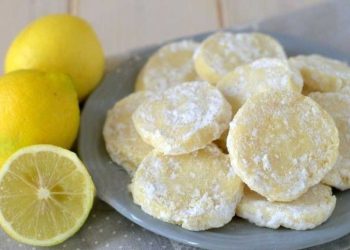 Zitronen Meltaway Cookies